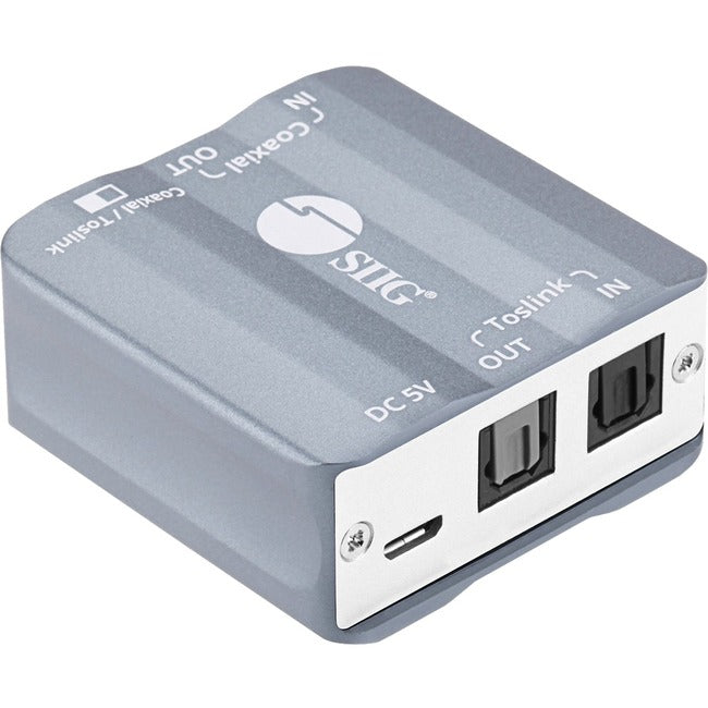 Siig Toslink/Coaxial Bi-Directional Audio Converter