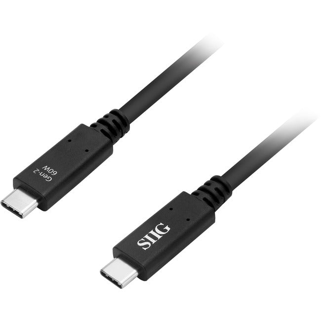 SIIG USB 3.1 Type-C Gen 2 Cable 60W - 1M CB-TC0E11-S1