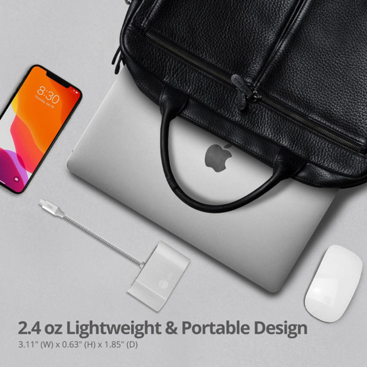 SIIG USB 3.1 Type-C Hub with HDMI & PD Charging Adapter - 4K Ready JU-H30612-S2