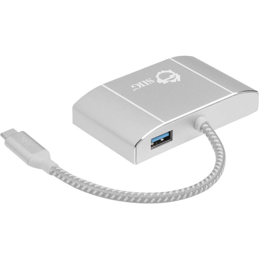 SIIG USB 3.1 Type-C LAN Hub with HDMI Adapter- 4K ready JU-H30712-S1