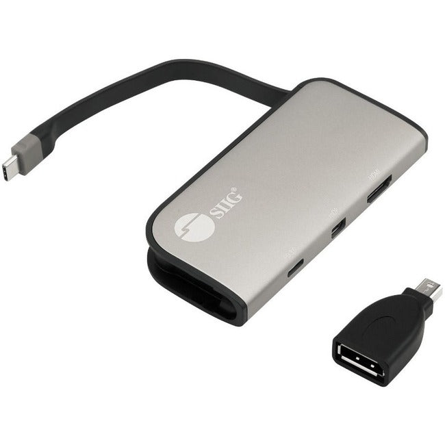 SIIG USB-C to mDP & HDMI VXP Video Adapter with 100W PD 3.0 CB-TC0H11-S1
