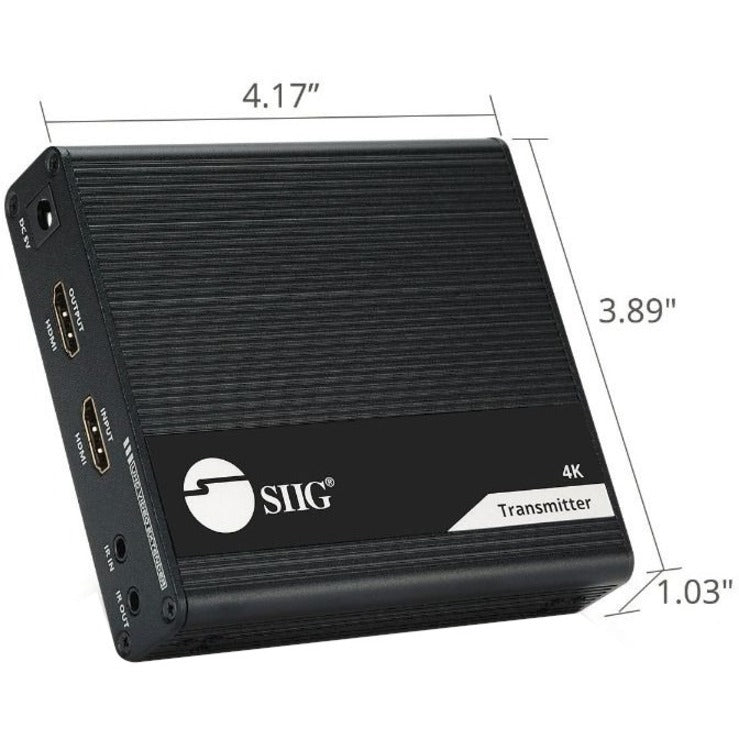 SIIG ipcolor 4K HDMI 2.0 Extender with IR, HDR and ARC CE-H26L11-S1