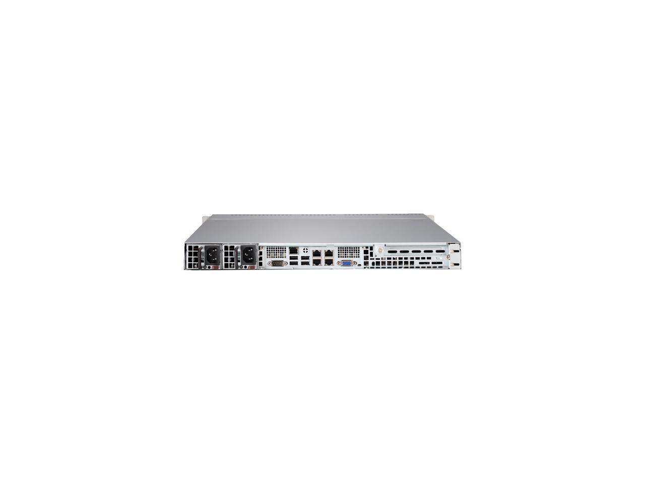 Supermicro Cse-113Tq-R500Cb Black 1U Rackmount Server Case 500W Redundant W/ 80Plus Platinum Level