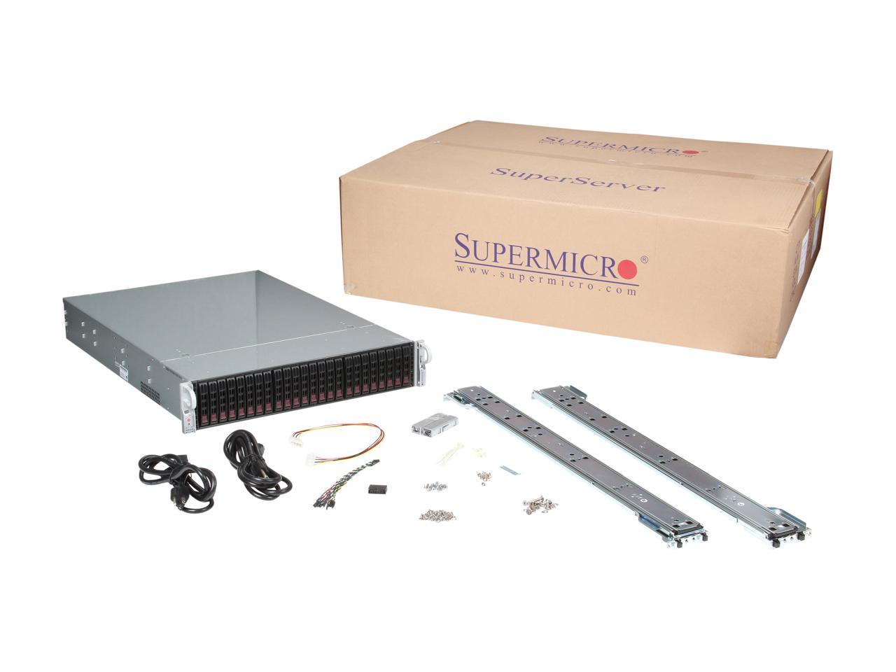 Supermicro Cse-216Ba-R920Lpb Black 2U Rackmount Chassis 920W