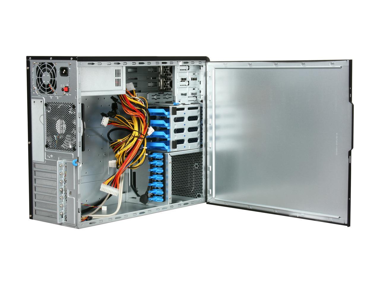 Supermicro Cse-732D4-865B Black Pedestal Server Chassis 865W Ac Power Supply (Cooling-Redundant) W/ Pfc 2 External 5.25" Drive Bays