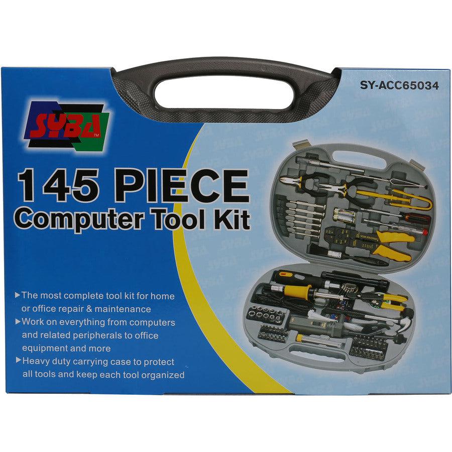 SYBA Multimedia 145 Piece Computer Electronic Tool Kit with Wire Cutter SY-ACC65034