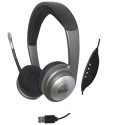 SYBA Multimedia Connectland CL-CM-5008-U USB Computer Headset - Microphone | SYBA