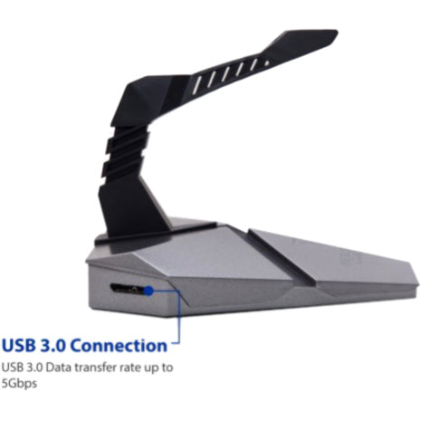 SYBA Multimedia Mouse Bungee with 3 Port USB 3.0 hub / MicroSD Slot CL-HUB53002