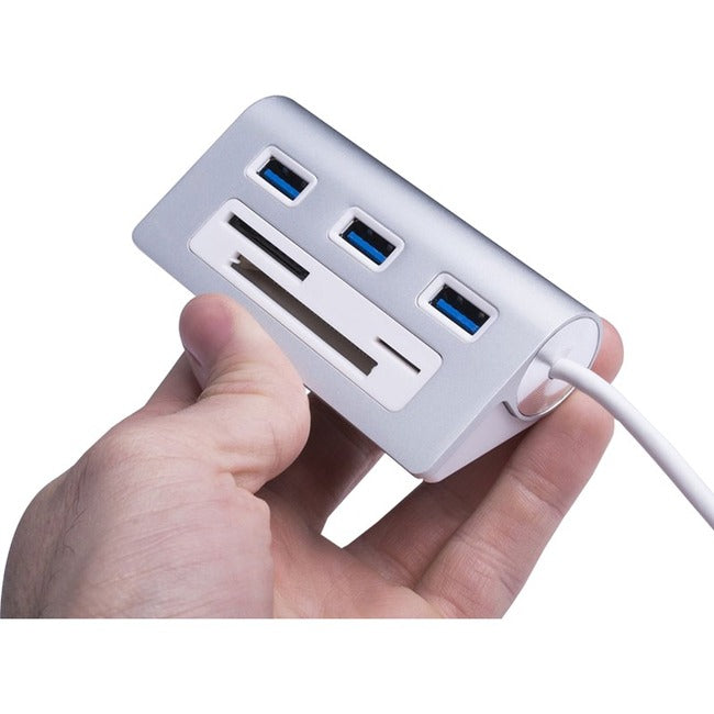 Sabrent 3 Port Usb 3.0 Hub With Cf/Sd/Tf Card Reader