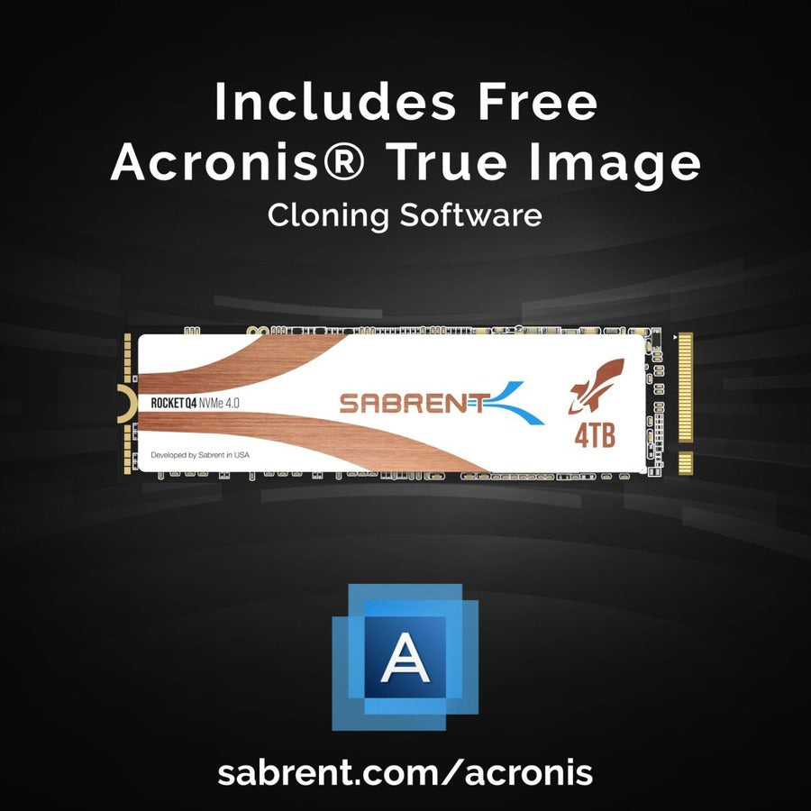 Sabrent Rocket Q4 SB-RKTQ4-4TB 4 TB Solid State Drive - M.2 2280 Internal - PCI Express NVMe (PCI Express NVMe 4.0 x4)