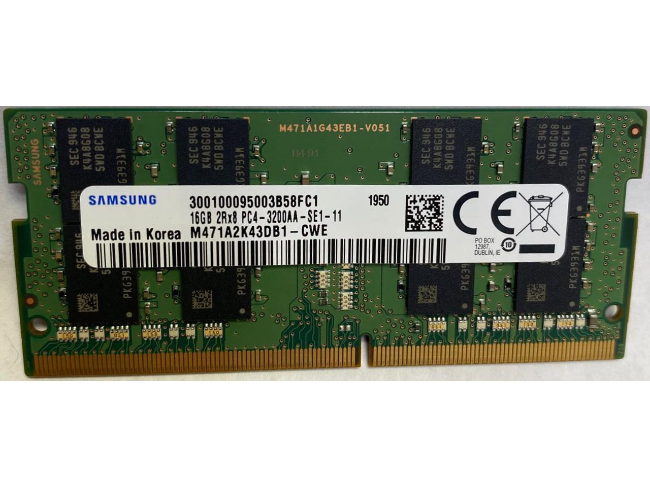 Samsung 16GB DDR4 SDRAM Memory Module for Notebook