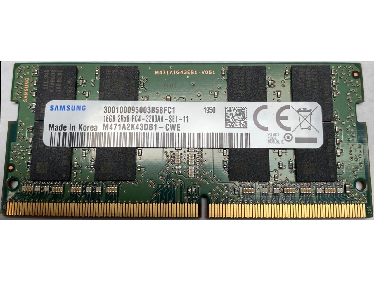 Samsung 16GB DDR4 SDRAM Memory Module for Notebook