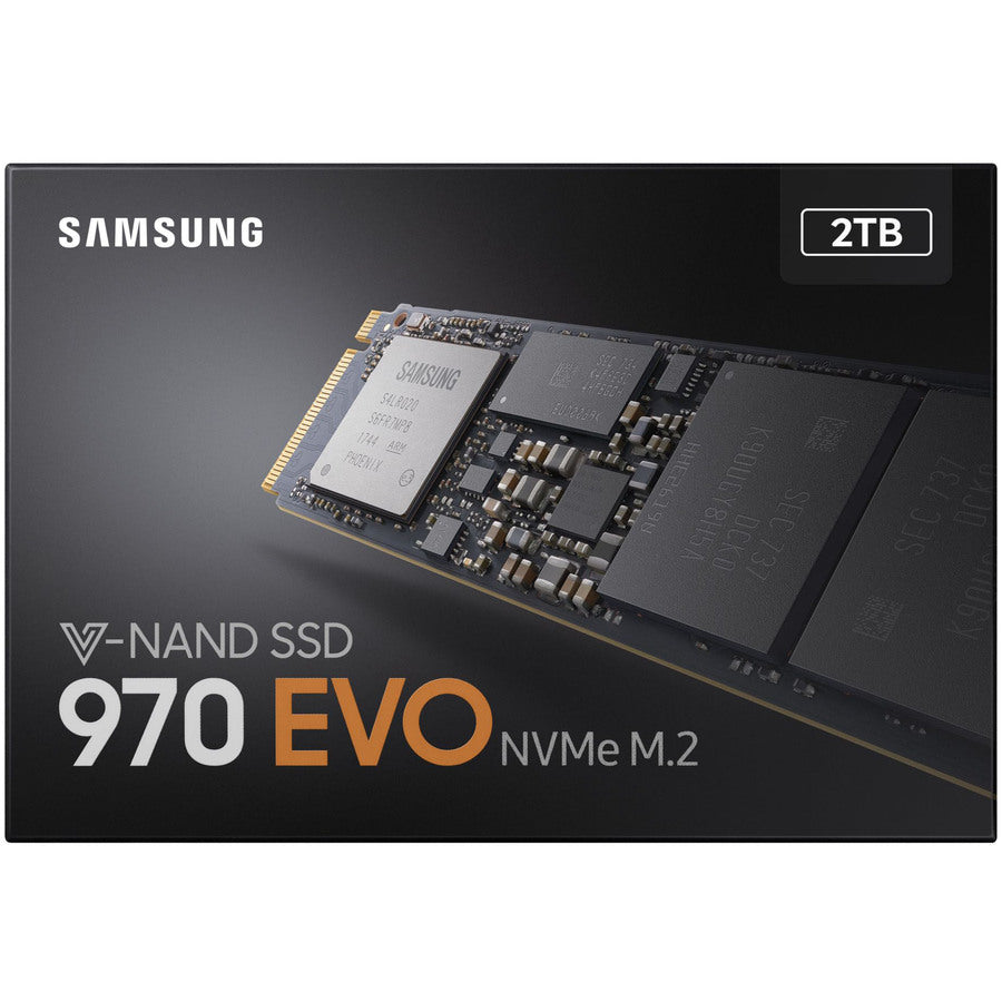 Samsung 970 EVO MZ-V7E2T0BW 2 TB Solid State Drive - M.2 2280 Internal - PCI Express (PCI Express 3.0 x4)