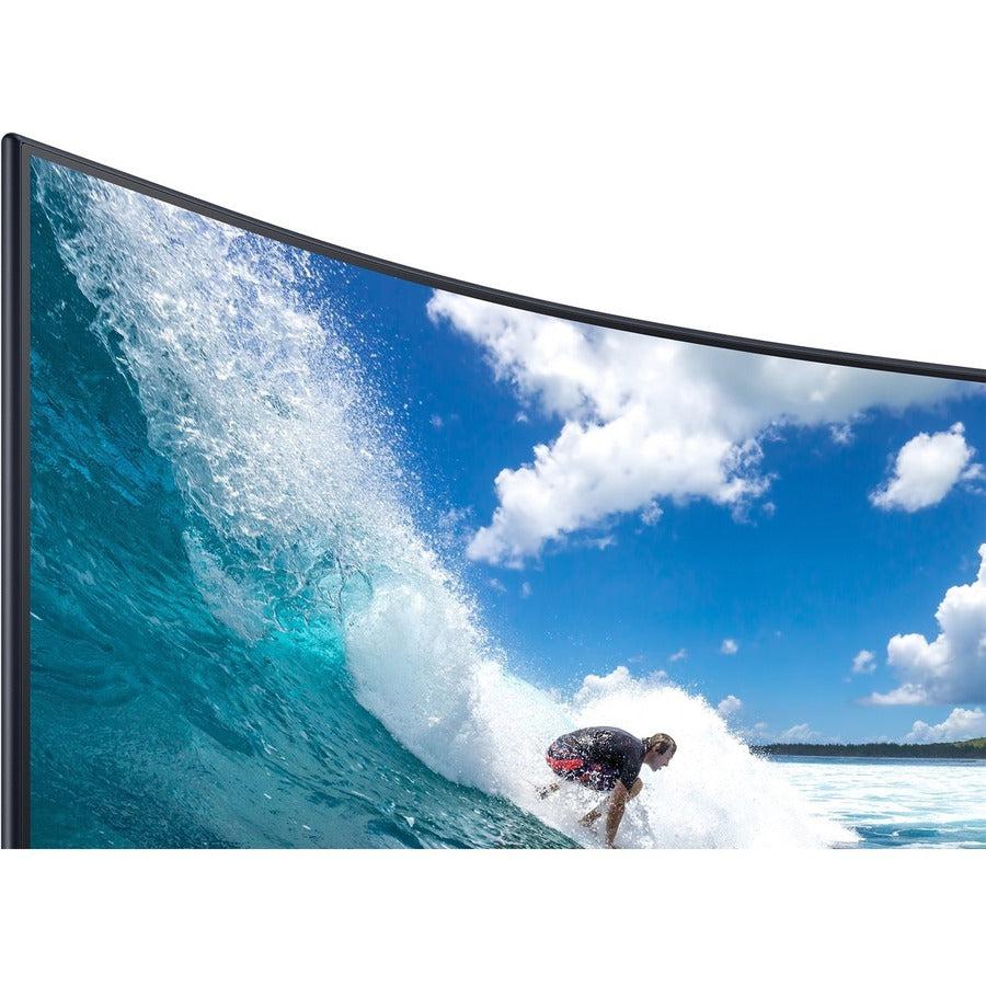 Samsung C27T550FDN 27 Class Full HD Curved Screen Gaming LCD Monitor - 16:9 - Dark Blue Gray" LC27T550FDNXZA