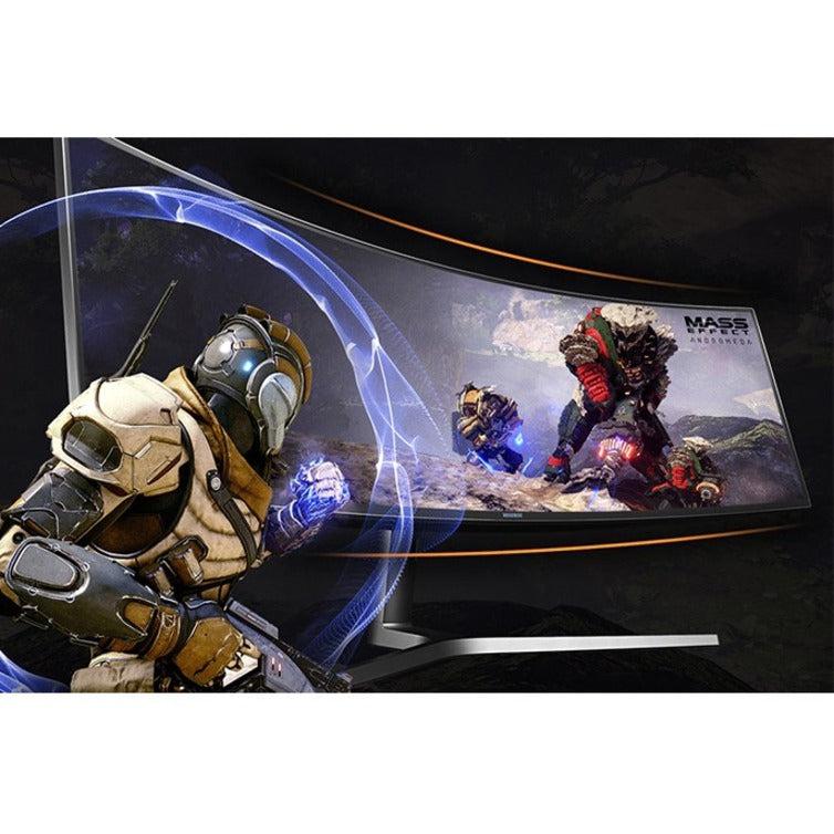 Samsung C49Hg90Dmn Computer Monitor 124.5 Cm (49") 3840 X 1080 Pixels Qled Black