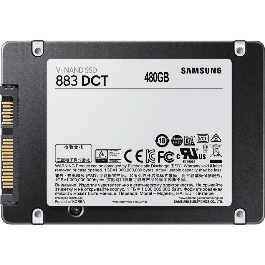 Samsung-IMSourcing 883 DCT MZ-7LH480NE 480 GB Solid State Drive - 2.5 Internal - SATA (SATA/600)"
