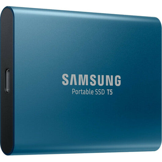 Samsung-IMSourcing T5 MU-PA500B/AM 500 GB Portable Solid State Drive - External - Blue