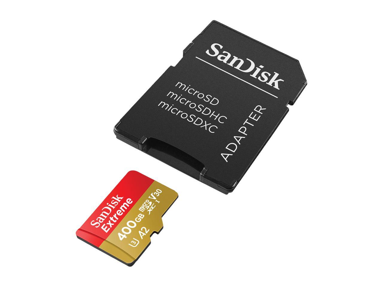 Sandisk 1Tb Extreme Microsdxc Uhs-I/U3 A2 Memory Card With Adapter, Speed Up To 160Mb/S (Sdsqxa1-1T00-Gn6Ma)