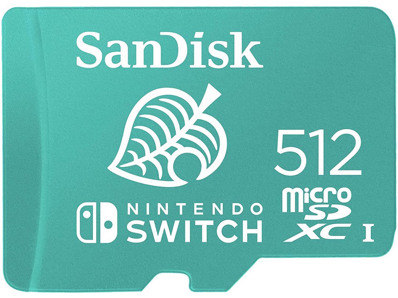 Sandisk 256Gb Microsdxc Uhs-I For Nintendo Switch, Speed Up To 100Mb/S (Sdsqxao-256G-Gnczn)