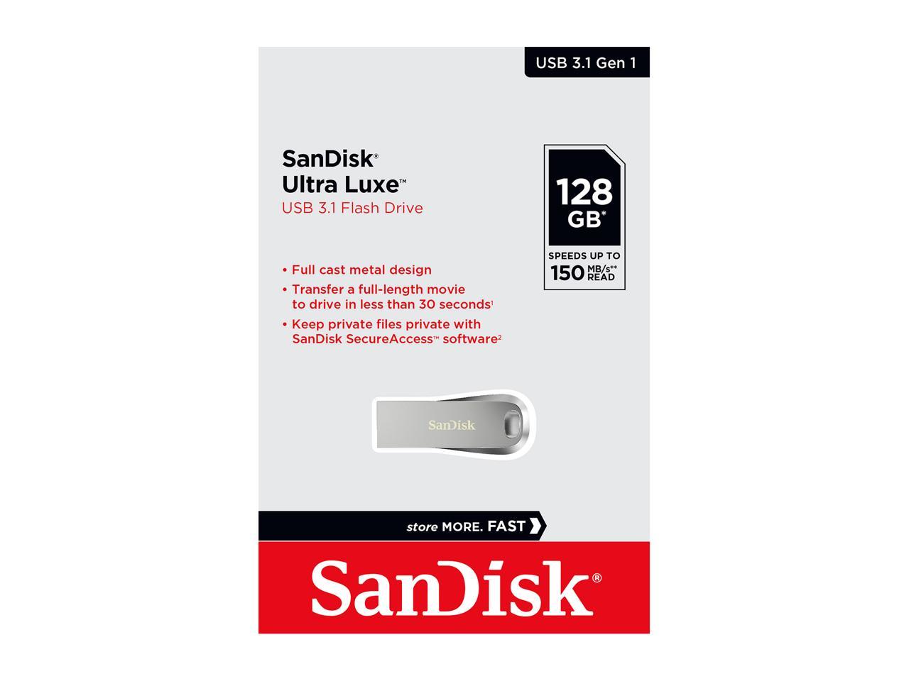 Sandisk 512Gb Ultra Luxe Usb 3.1 Flash Drive, Speed Up To 150Mb/S (Sdcz74-512G-G46)