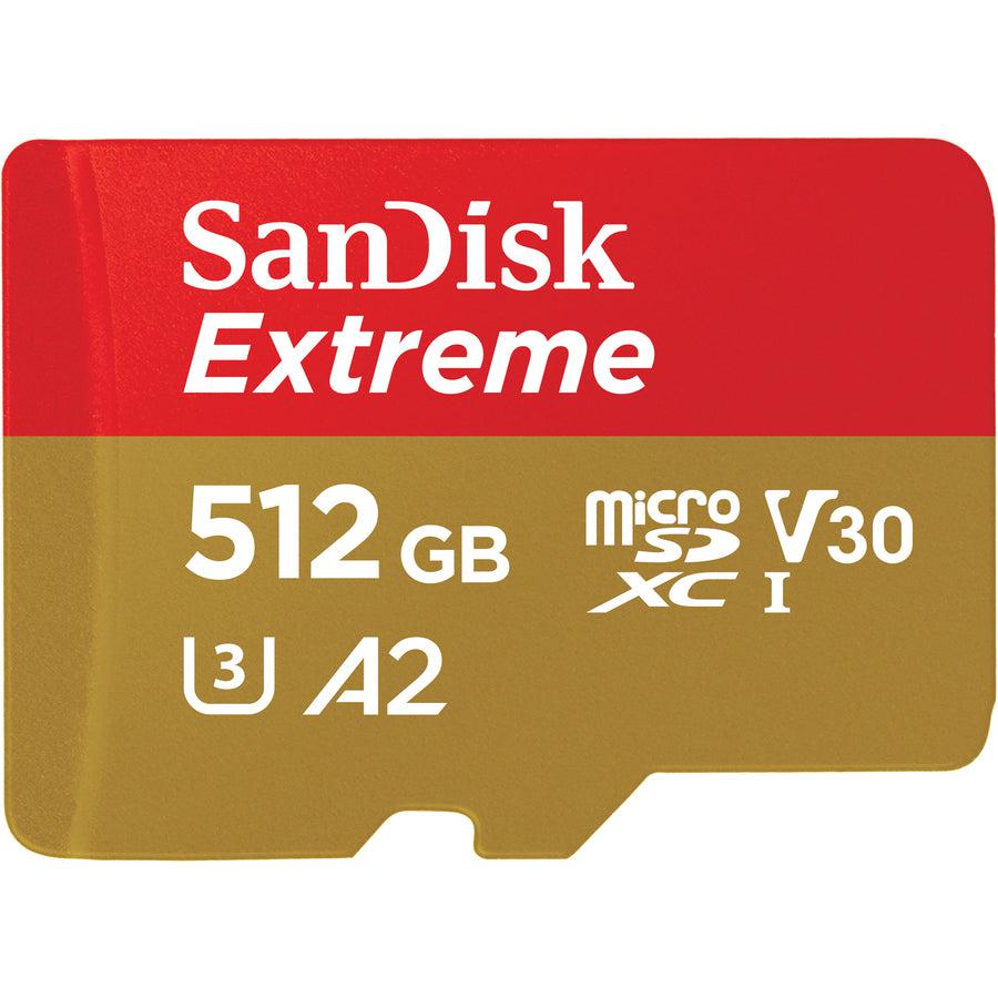 SanDisk Extreme 512 GB UHS-I microSD SDSQXA1-512G-AN6MA