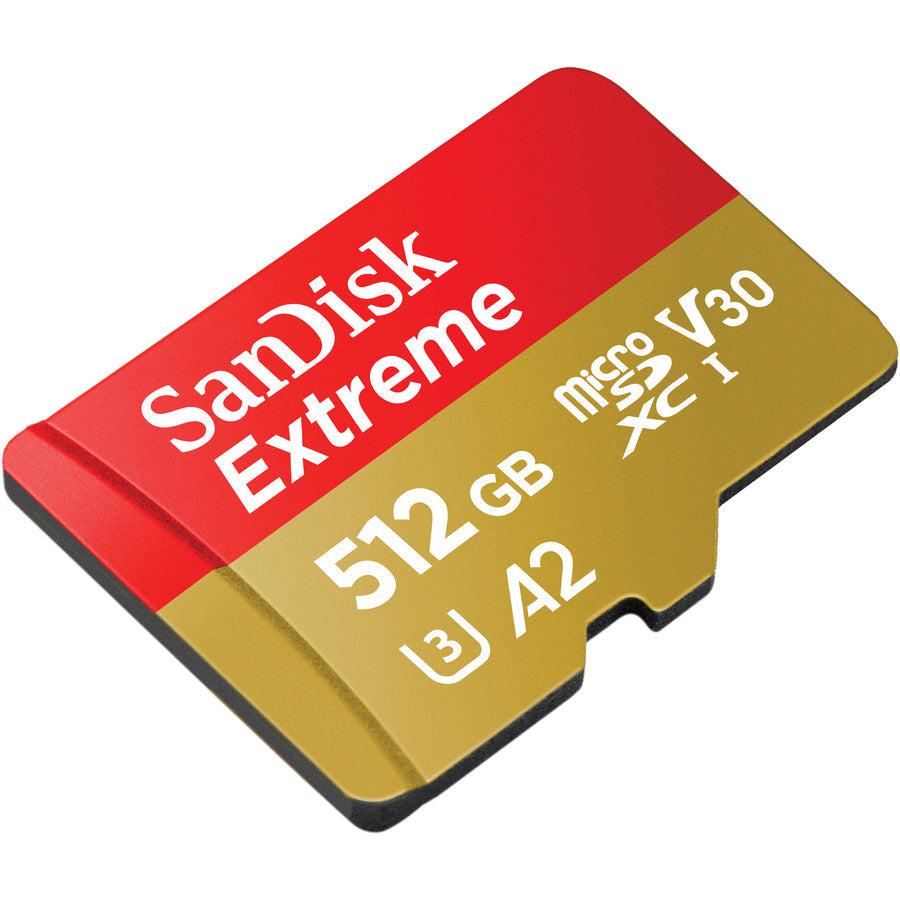 SanDisk Extreme 512 GB UHS-I microSD SDSQXA1-512G-AN6MA