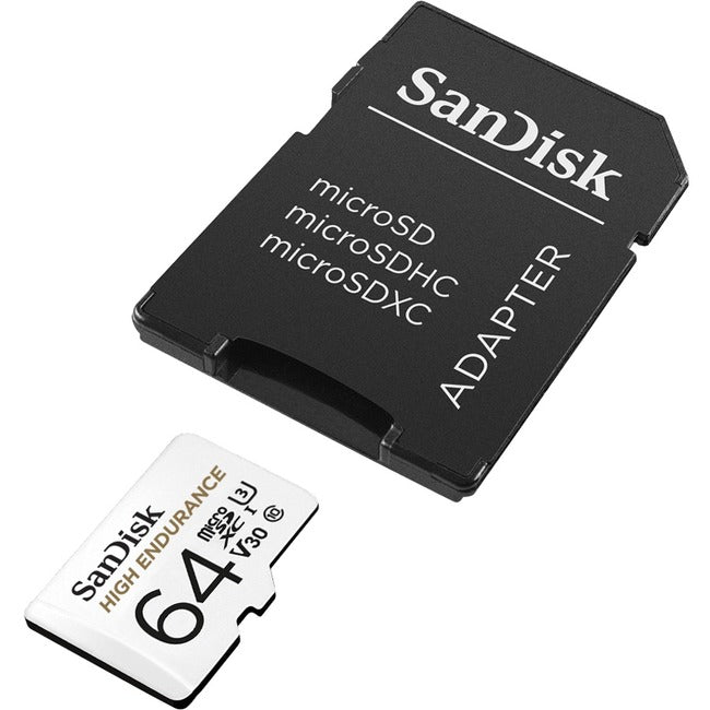 SanDisk High Endurance 64 GB Class 10/UHS-I (U3) microSDXC SDSQQNR-064G-AN6IA