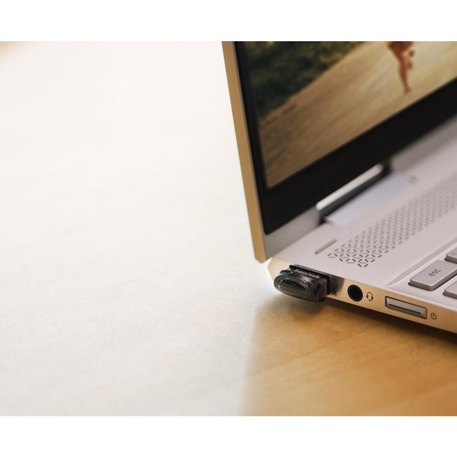 Sandisk 128Gb Ultra Fit Usb 3.1 Flash Drive, Speed Up To 130Mb/S (Sdcz430-128G-G46)