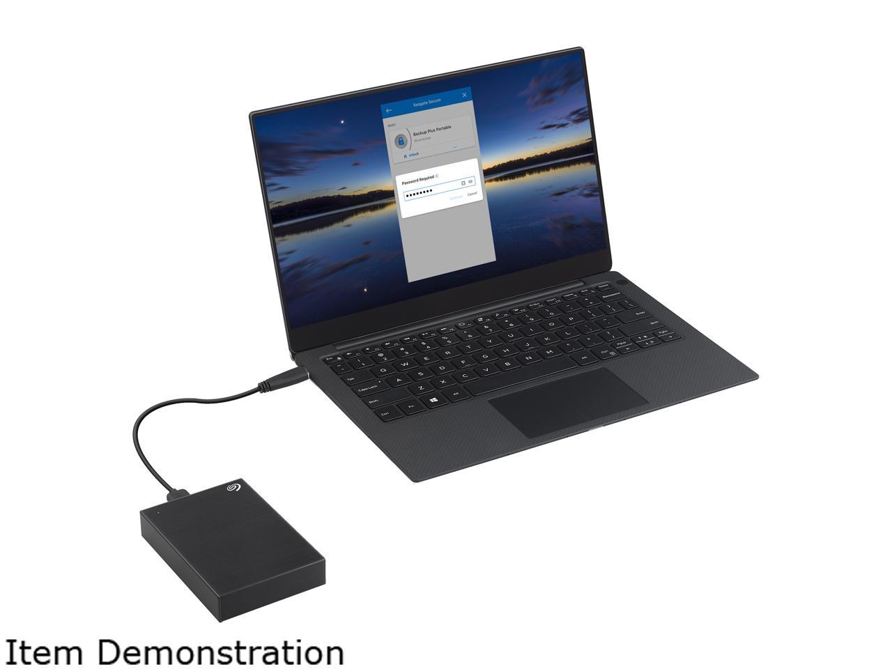 Seagate 5Tb Backup Plus Portable Drive Usb 3.0 Model Sthp5000400 Black