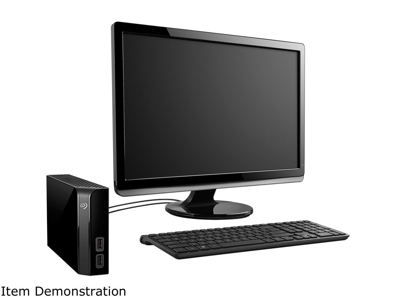 Seagate Backup Plus Hub 10Tb Usb 3.0 3.5" Desktop External Hard Drive Stel10000400 Black