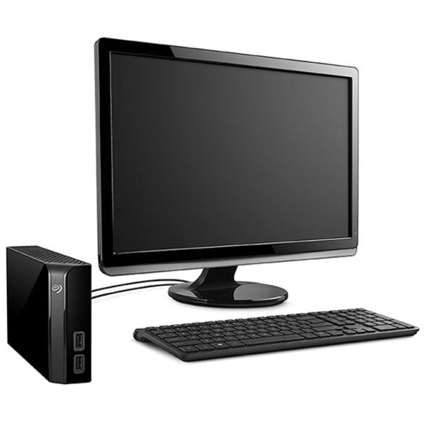 Seagate Backup Plus Hub 4Tb Usb 3.0 Desktop External Hard Drive Stel4000100 Black