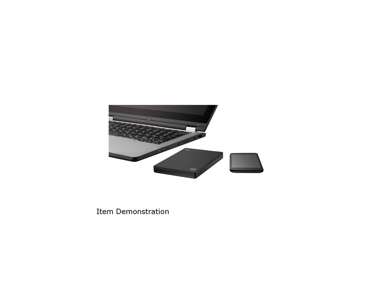 Seagate Backup Plus Slim 1Tb Usb 3.0 Portable External Hard Drive - Stdr1000100 (Black)