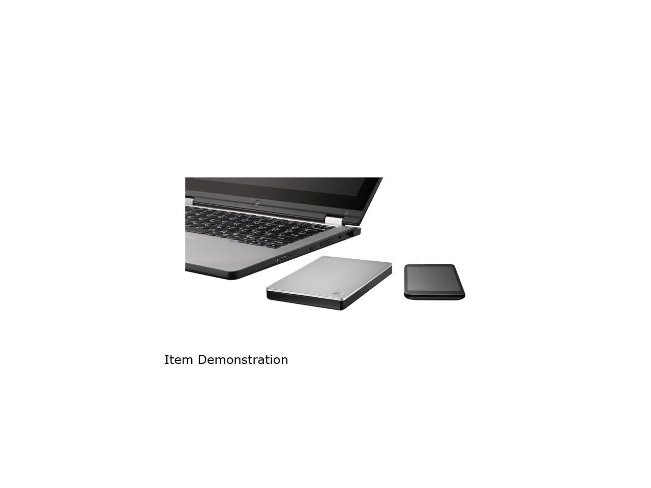 Seagate Backup Plus Slim 2Tb Usb 3.0 Portable External Hard Drive - Stdr2000101 (Silver)
