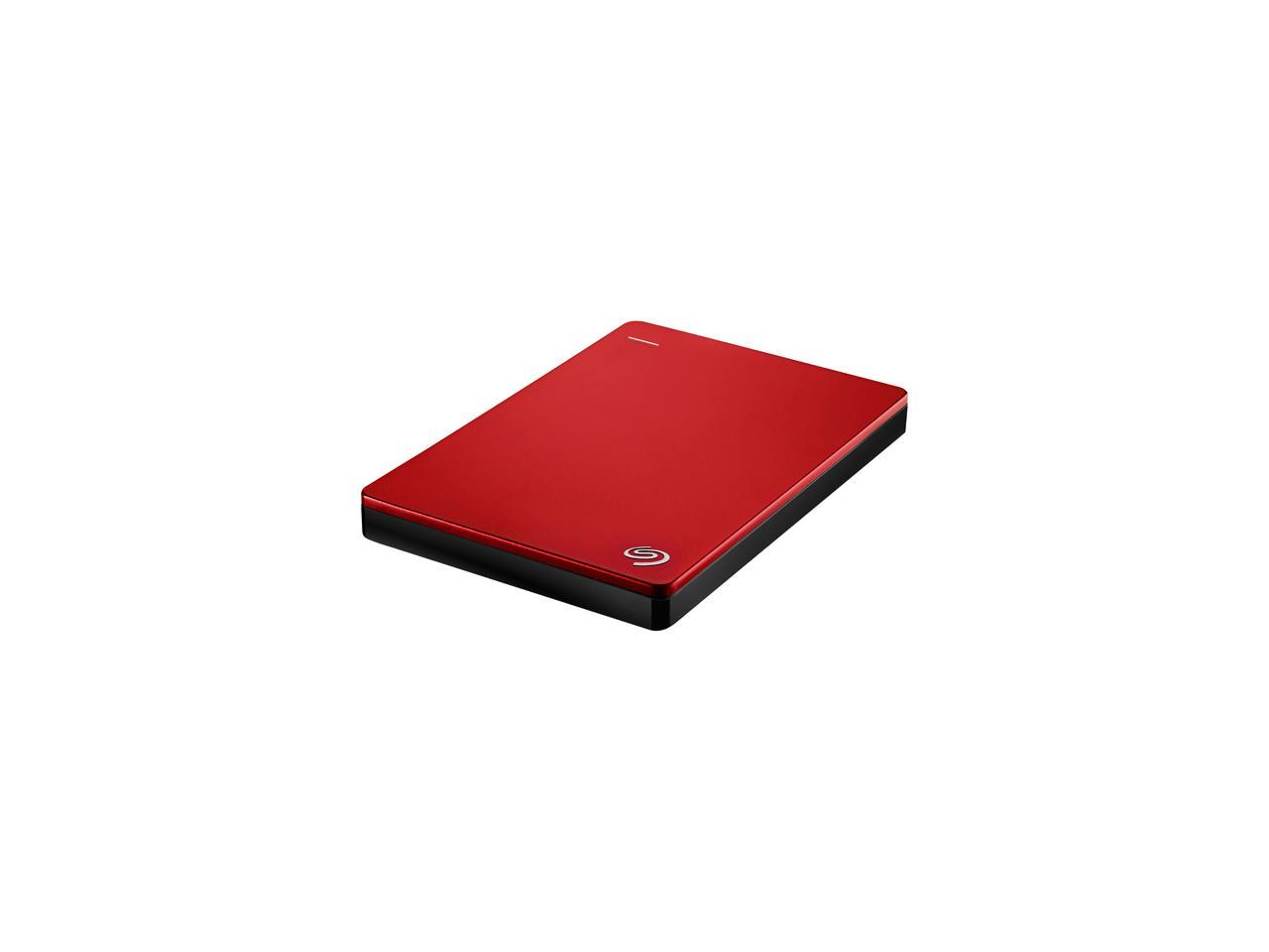 Seagate Backup Plus Slim 2Tb Usb 3.0 Portable External Hard Drive - Stdr2000103 (Red)