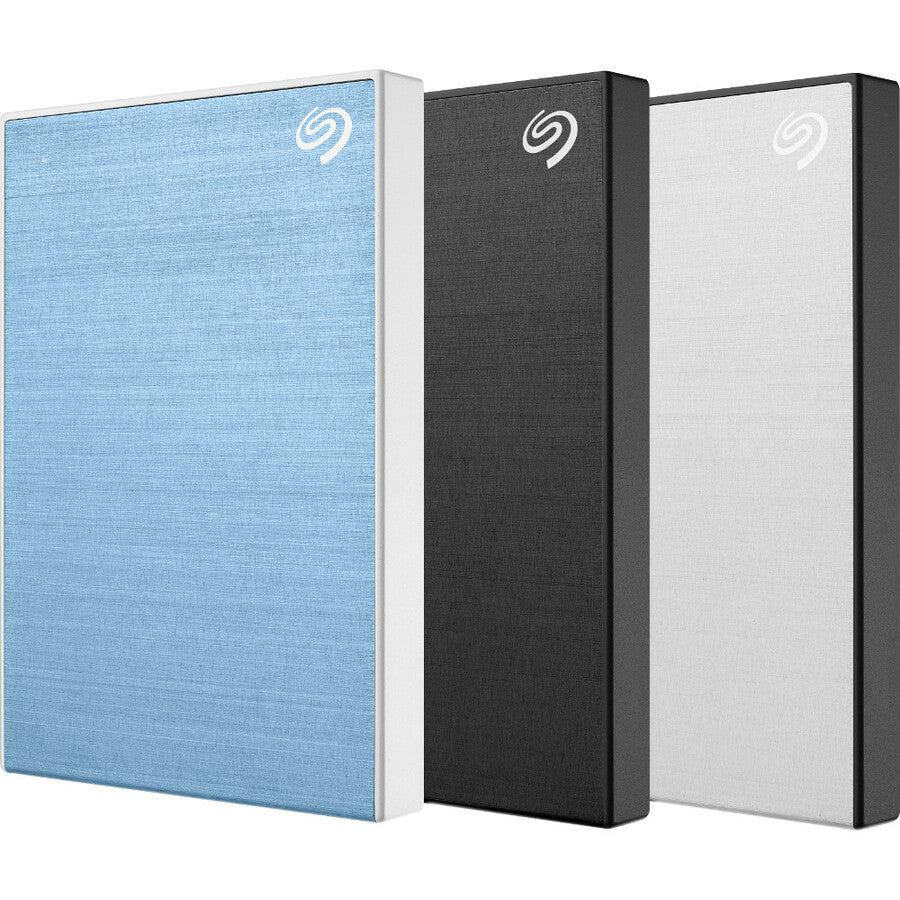 Seagate Backup Plus Slim Sthn1000402 1Tb Portable Hard Drive - External - Light Blue