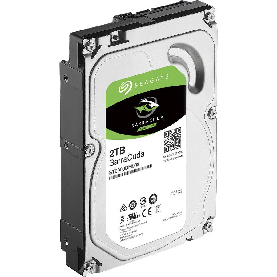 Seagate BarraCuda ST2000DM008 2TB Desktop Hard Drive - SATA 6Gb/s 256MB Cache