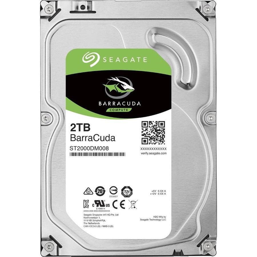 Seagate BarraCuda ST2000DM008 2TB Desktop Hard Drive - SATA 6Gb/s 256MB Cache