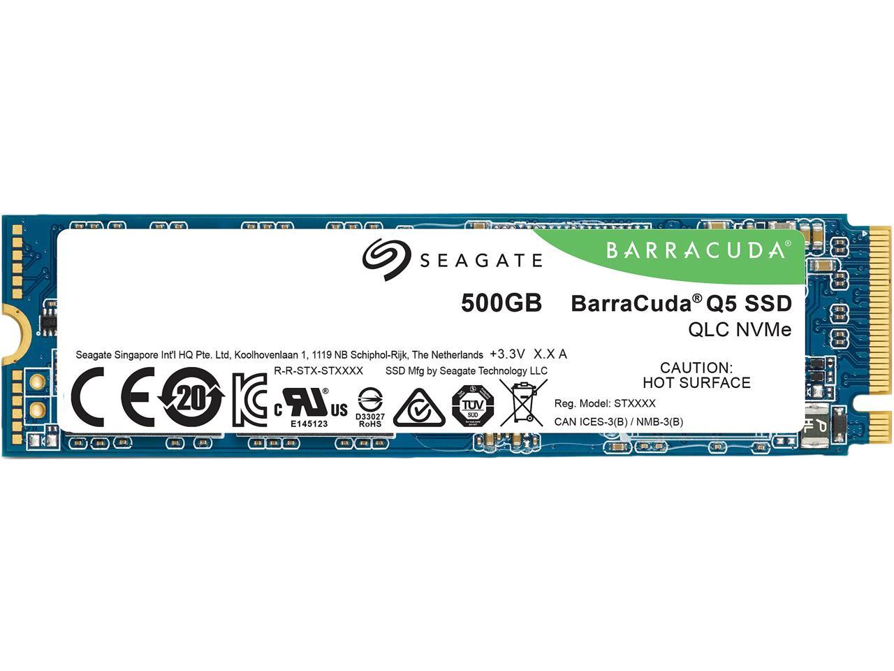 Seagate BarraCuda ZP500CV3A001 500 GB Solid State Drive - M.2 2280 Internal - PCI Express NVMe (PCI Express NVMe 3.0 x4)