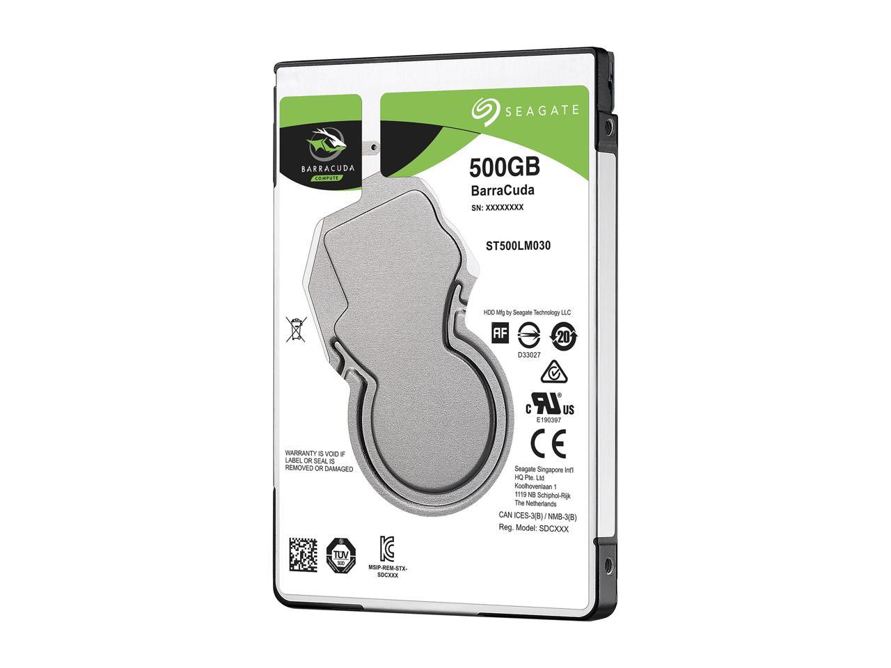 Seagate Barracuda ST500LM030 500GB Laptop Hard Drive - SATA 6Gb/s 7mm