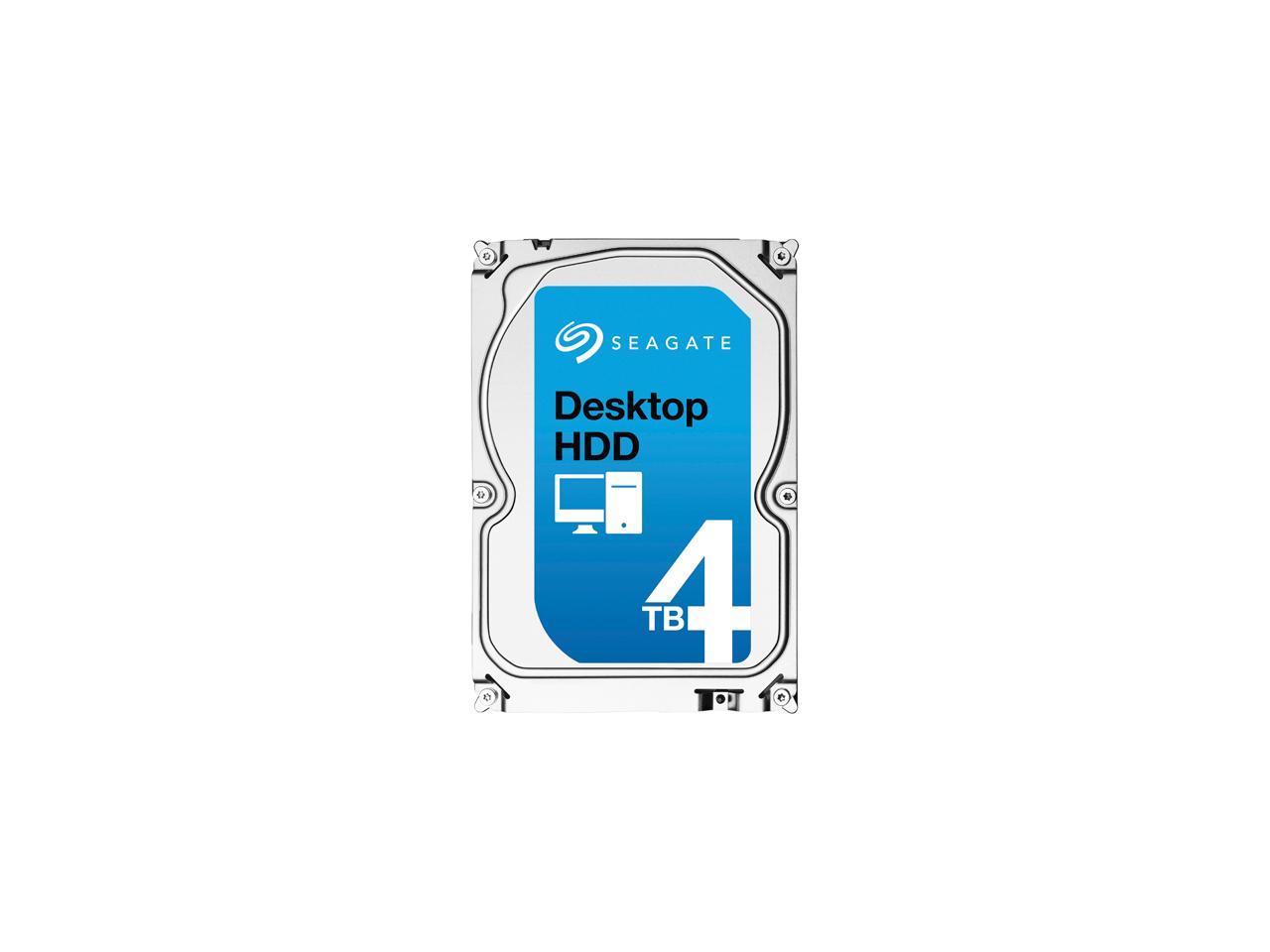 Seagate Desktop Hdd St4000Dm000 4Tb 64Mb Cache Sata 6.0Gb/S 3.5" Internal Hard Drive Bare Drive