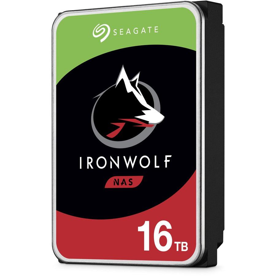 Seagate-IMSourcing IronWolf ST16000VN001 16 TB Hard Drive - 3.5 Internal - SATA (SATA/600) - Conventional Magnetic Recording (CMR) Method"