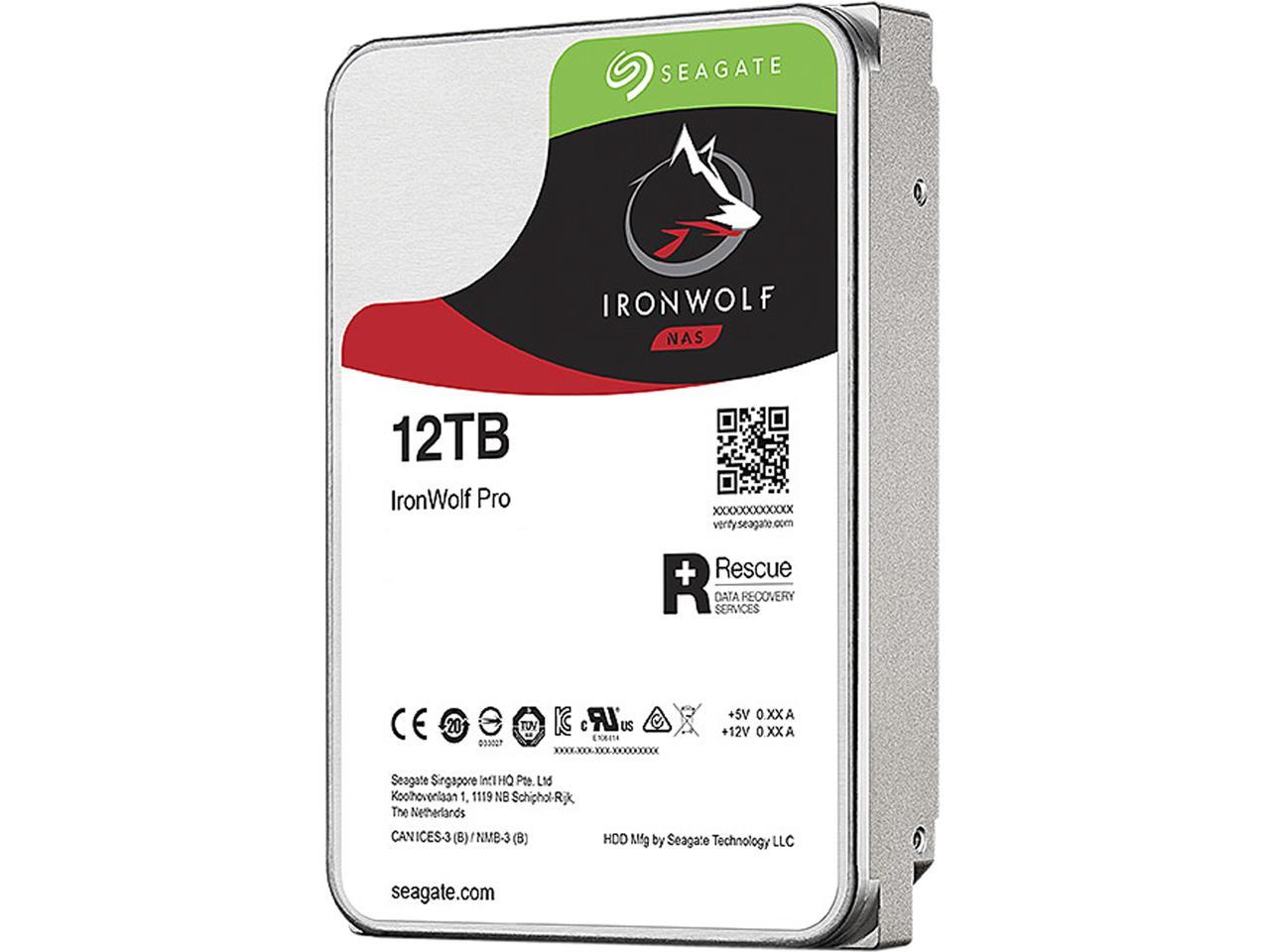 Seagate IronWolf Pro 12TB NAS Hard Drive ST12000NE0008