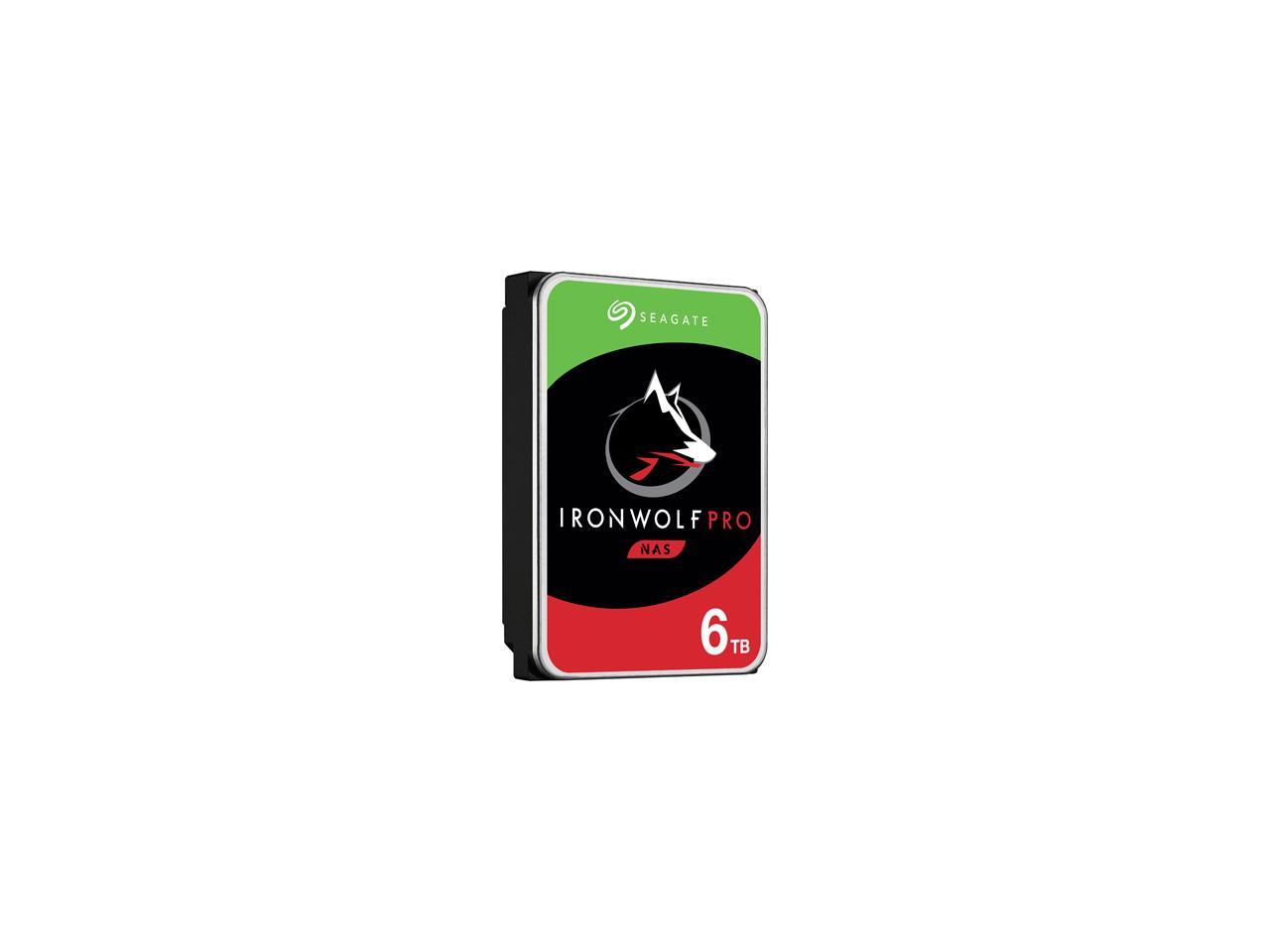 Seagate Ironwolf Pro 6Tb Nas Hard Drive 7200 Rpm 256Mb Cache Cmr Sata 6.0Gb/S 3.5" Internal Hdd St6000Ne000