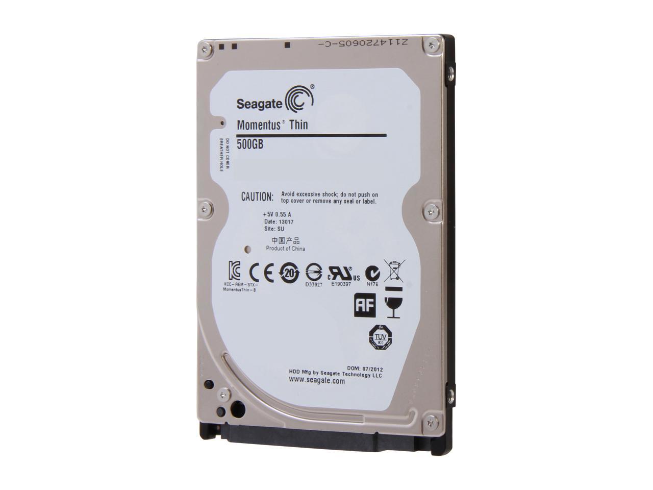 Seagate Laptop Thin St500Lt012 500Gb 5400 Rpm 16Mb Cache Sata 6.0Gb/S 2.5" Internal Notebook Hard Drive Bare Drive