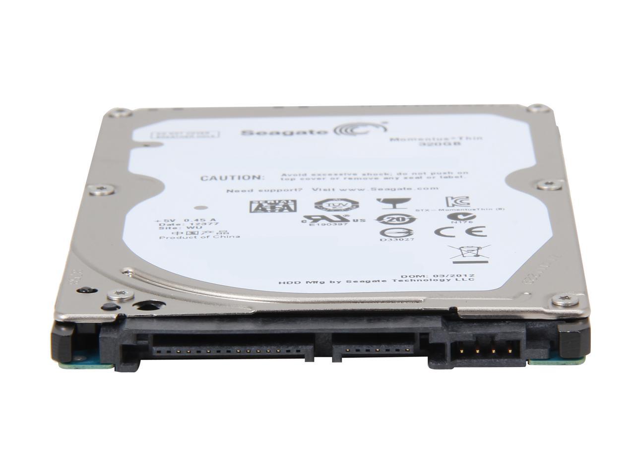 Seagate Momentus Thin St320Lt020 320Gb 5400 Rpm 16Mb Cache Sata 3.0Gb/S 2.5" Internal Notebook Hard Drive
