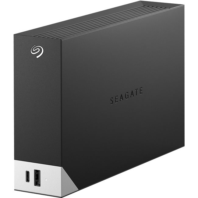 Seagate One Touch STLC8000400 8 TB Hard Drive - 3.5 External - SATA (SATA/600) - Black"