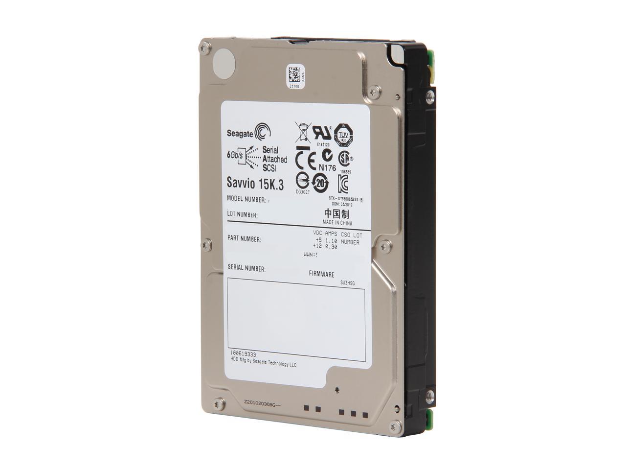 Seagate Savvio 15K.3 Enterprise SAS Hard Drive ST9300653SS