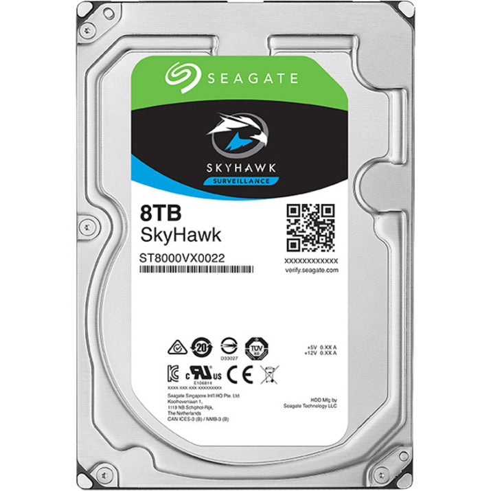 Seagate SkyHawk ST8000VX0022 8 TB Hard Drive - Internal - SATA (SATA/600)