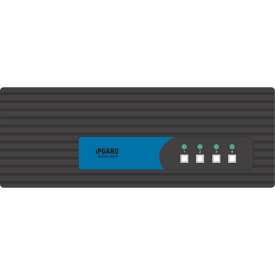 Secure 4-Port Quad-Head HDMI KVM Switch with CAC & Audio SUHN-4Q-P