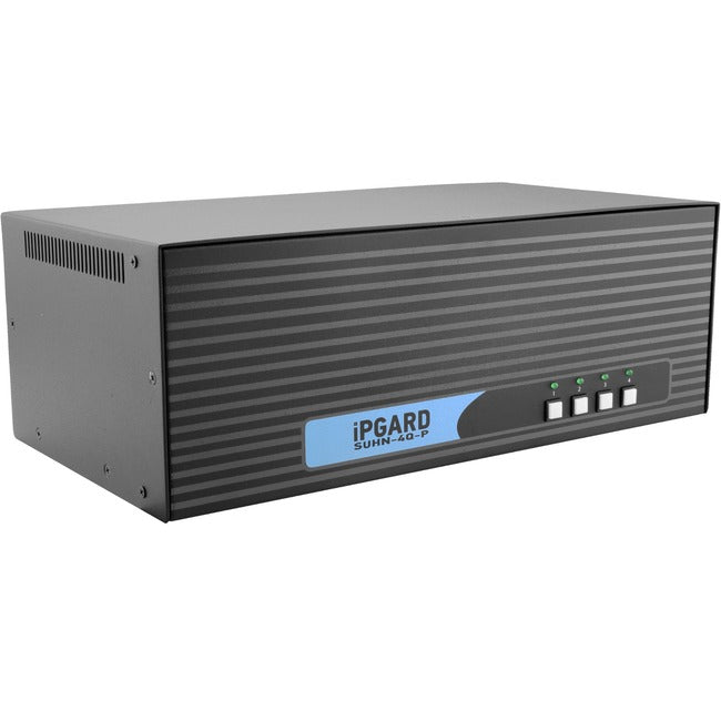 Secure 4-Port Quad-Head HDMI KVM Switch with CAC & Audio SUHN-4Q-P